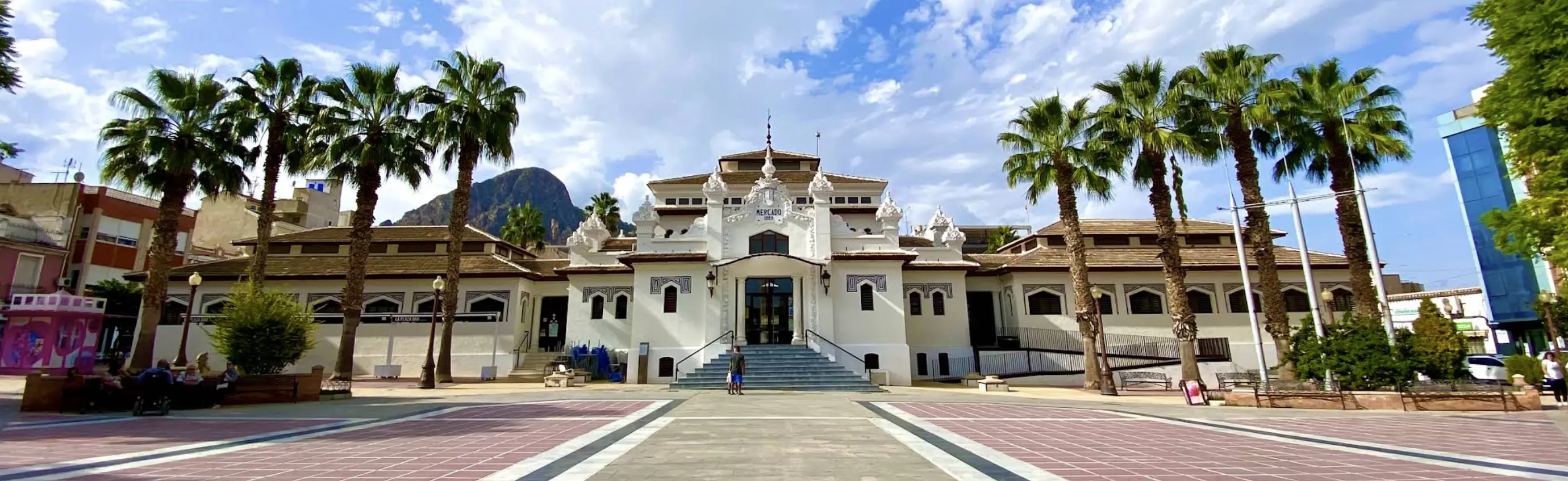 Indoor municipal market hall in Spain